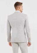 Tarocash Ash Linen Check Suit Jacket Natural 36