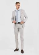 Tarocash Ash Linen Check Suit Jacket Natural 36