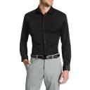 Tarocash Bahamas Slim Stretch Shirt Black XXL