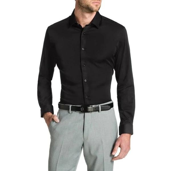 Tarocash Bahamas Slim Stretch Shirt Black XXL