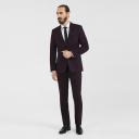 Tarocash Bailey Slim Suit Jacket Burgundy 32