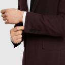 Tarocash Bailey Slim Suit Jacket Burgundy 32