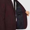 Tarocash Bailey Slim Suit Jacket Burgundy 32