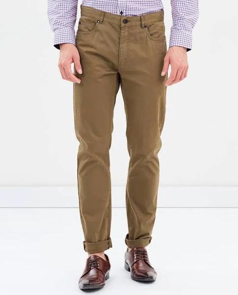 Tarocash Benny Stretch 5 Pkt Pant Mustard 36
