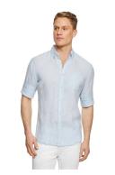 Tarocash Billy Pure Linen Shirt Ice Blue 4 XL