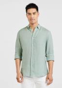 Tarocash Billy Pure Linen Shirt Light Green 5XL