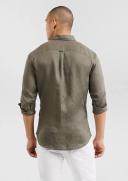 Tarocash Billy Pure Linen Shirt Mid Green 4XL