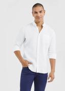 Tarocash Billy Pure Linen Shirt White M