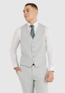 Tarocash Caleb Slim Waistcoat Silver 4XL