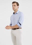 Tarocash Cassius Textured Shirt Light Blue XS