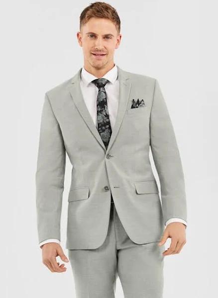 Tarocash Felix Slim Suit Jacket Mid Green 38
