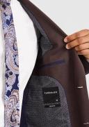 Tarocash Foxx Slim Suit Jacket Chocolate 38