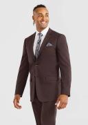 Tarocash Foxx Slim Suit Jacket Chocolate 38