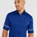 Tarocash Gallagher Slim Stretch Shirt Cobalt S