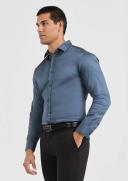Tarocash Gallagher Slim Stretch Shirt Dark Blue XXXL