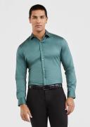 Tarocash Gallagher Slim Stretch Shirt Green L