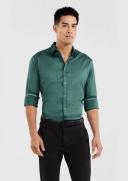 Tarocash Gallagher Slim Stretch Shirt Green L