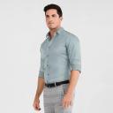 Tarocash Gallagher Slim Stretch Shirt Mid Blue 4XL
