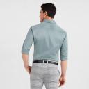 Tarocash Gallagher Slim Stretch Shirt Mid Blue 4XL