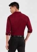 Tarocash Gallagher Slim Stretch Shirt Red XL