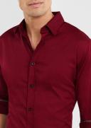 Tarocash Gallagher Slim Stretch Shirt Red XL