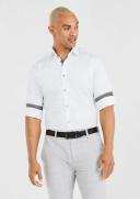 Tarocash Gallagher Slim Stretch Shirt White XL