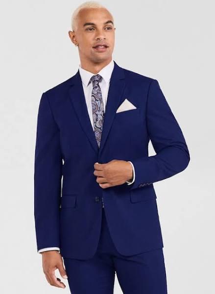 Tarocash Grant Slim Suit Jacket Mid Blue 36