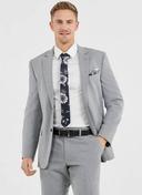 Tarocash Idaho Check Suit Jacket Charcoal 44