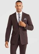 Tarocash Idaho Check Suit Jacket Charcoal 44