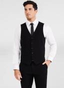 Tarocash Idaho Check Waistcoat Navy XL