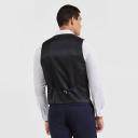 Tarocash Idaho Check Waistcoat Navy XS