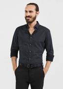 Tarocash Jones Slim Stretch Print Shirt Black 5 XL