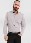 Tarocash Kelman Geo Print Shirt Sky XL