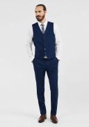 Tarocash Lachlan Stretch Waistcoat Navy M