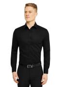 Tarocash Linton Stretch Non Iron Shirt Black XXXL