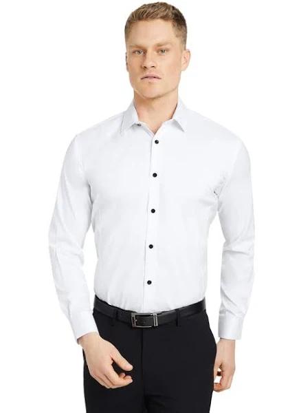 Tarocash Murphy Stretch Non Iron Shirt White XL