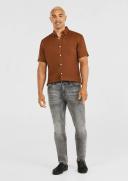 Tarocash Oregon Slim Stretch Jean Charcoal 35