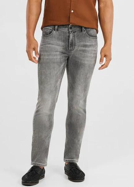 Tarocash Oregon Slim Stretch Jean Charcoal 35