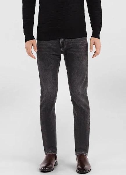 Tarocash Oregon Slim Stretch Jean Dark Grey 44