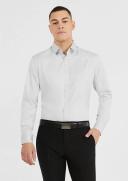 Tarocash Portland Slim Str Non Iron Shirt Silver S