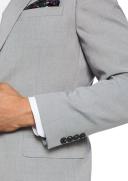 Tarocash Reggie Stretch Suit Jacket Silver 42