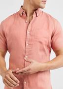 Tarocash Robbie Pure Linen Shirt Coral XXL