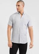 Tarocash Robbie Pure Linen Shirt Light Grey 5XL