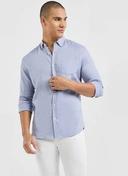 Tarocash Robbie Pure Linen Shirt Light Grey 5XL
