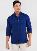 Tarocash Robbie Pure Linen Shirt Light Grey 5XL