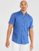 Tarocash Robbie Pure Linen Shirt Light Grey 5XL