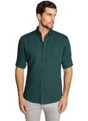 Tarocash Robbie Pure Linen Shirt Light Grey 5XL