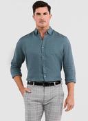 Tarocash Robbie Pure Linen Shirt Light Grey 5XL