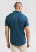 Tarocash Robbie Pure Linen Shirt Mid Blue S