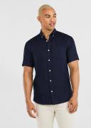 Tarocash Robbie Pure Linen Shirt Midnight XXL